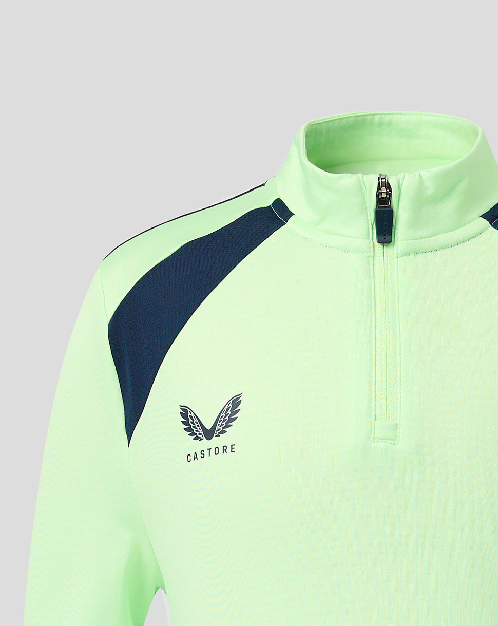 PERFORMANCE MIDLAYER TOP JUNIOR GREEN