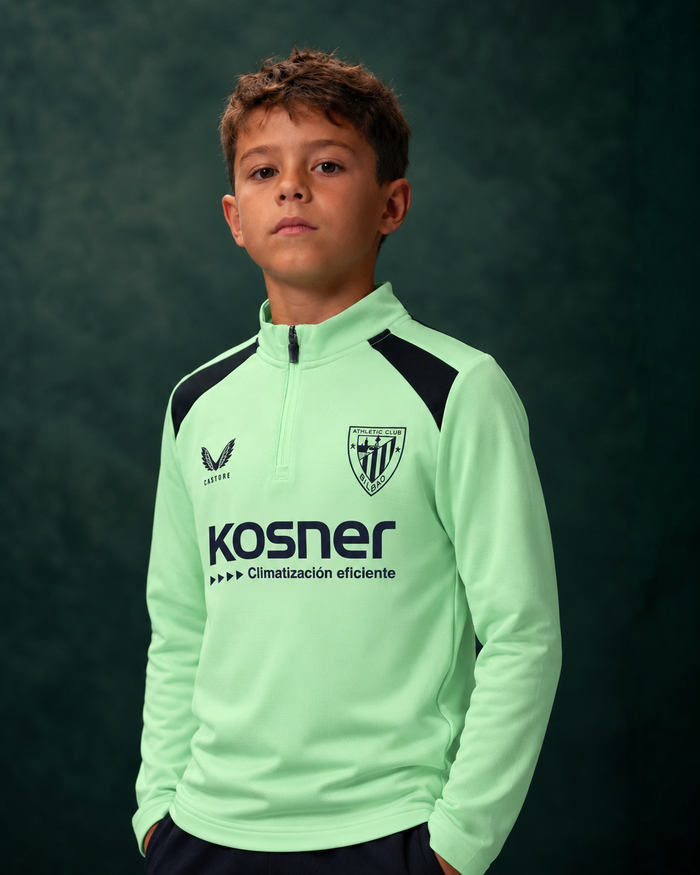 SUDADERA PERFORMANCE DE ENTRENAMIENTO JUNIOR VERDE