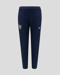 Front view of navy performance pants with Athletic Club Bilbao crest on the left leg and a mint logo on the right leg