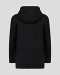 Back view of a black women's Athletic Club Bilbao hoodie with an unadorned back.