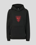 Black Athletic Club Core OTH hoodie for juniors with a red crest on the chest.