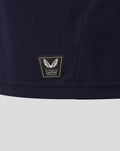 Lower hem of navy Athletic Club Away shirt with authentic Castore patch.