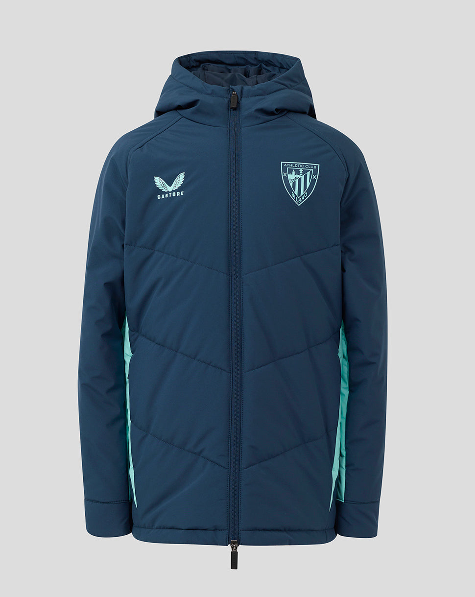 Chaqueta acolchada de rendimiento del Athletic Club Moonlit Ocean/Aruba Blue