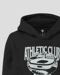 Black junior hoodie with a large Athletic Club stadium graphic on the chest