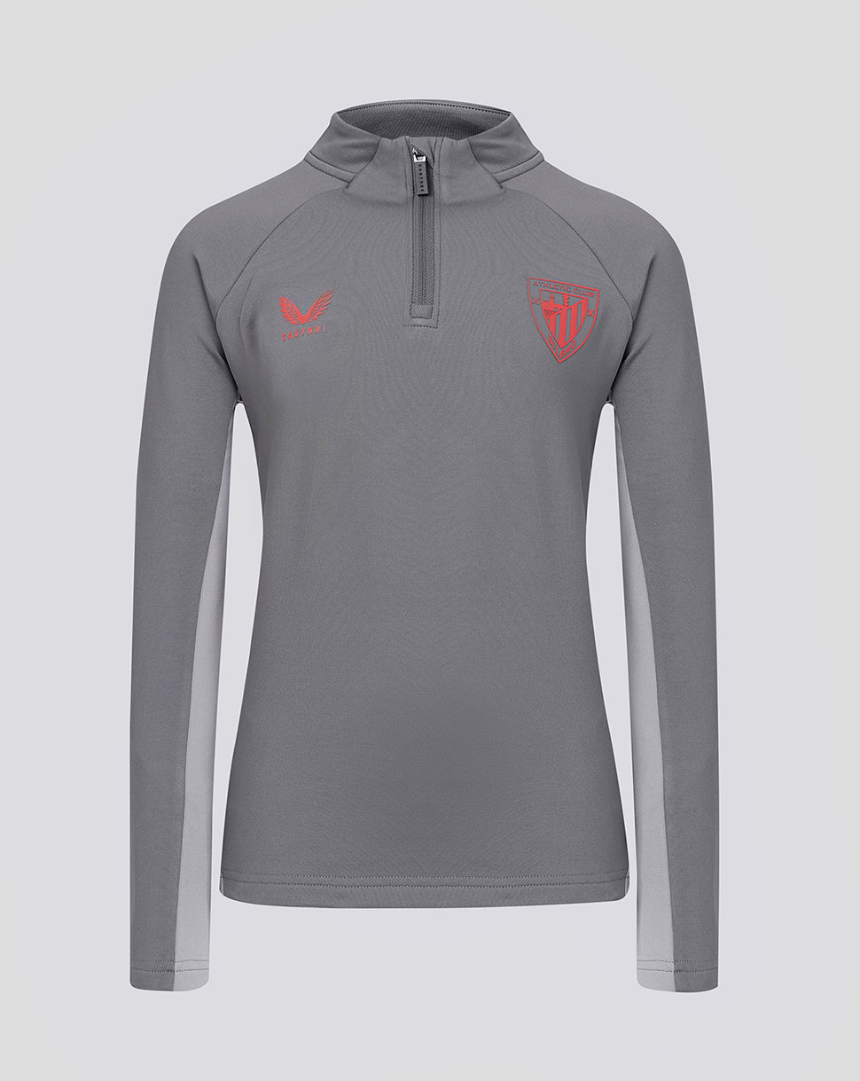 Athletic Club Bilbao Lifestyle  1/4 Zip Mid Layer Hombre Lava Smoke/Sharksin