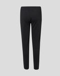 Back view of black junior Tech Fleece jog pants with elastic waistband