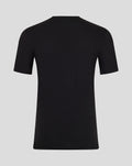 Back view of black Athletic Club Core Logo Tee
