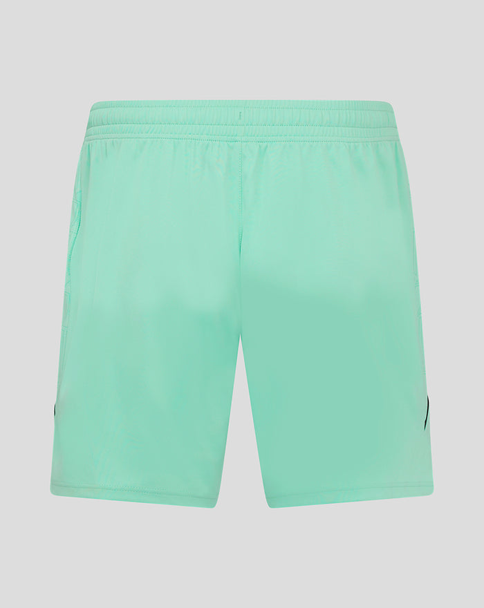 Mint green Athletic Club Third Shorts back view with elastic waistband