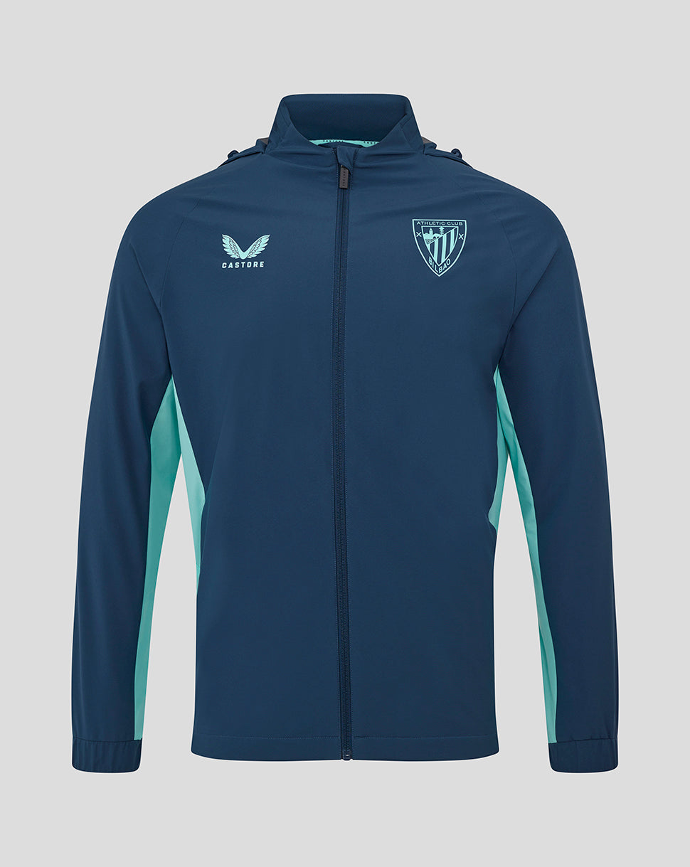 CHAQUETA IMPERMEABLE CON CAPUCHA PLEGABLE ATHLETIC CLUB