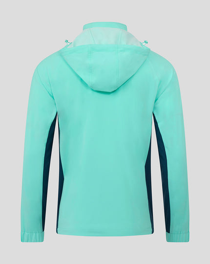 ATHLETIC CLUB PERFORMANCE PACKABLE HOOD SHOWER JACKET ARUBA BLUE