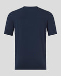 Back view of navy Athletic Club Travel short sleeve tee with no visible branding.