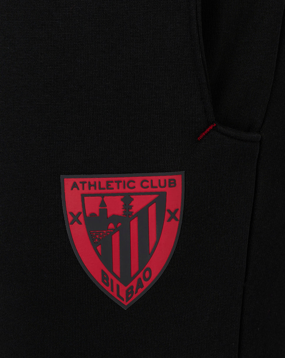 Athletic Club Bilbao Contemporary  Jog Pant Fleece Negro Hombre