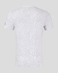 Back view of a grey and white patterned Athletic Club Cotton Tee