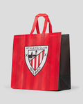 Bolsa maxi roja con el escudo del Athletic Club Bilbao y asas rojas